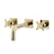 Kingston Brass KS6122DX Two-Handle Wall Mount Bathroom Faucet, Polished Brass KS6122DX - alternate 1
